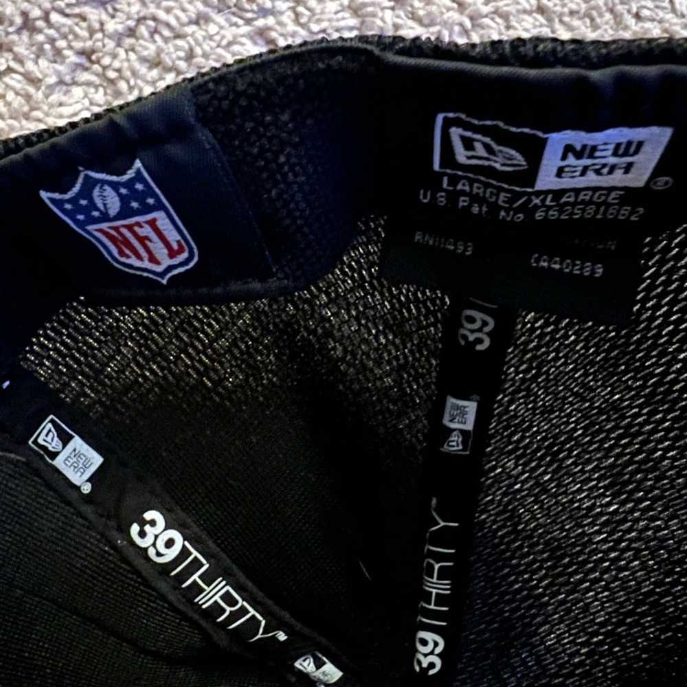 New Era Dallas Cowboys Black Camo Fitted hat‎ L/XL - Picture 2 of 5